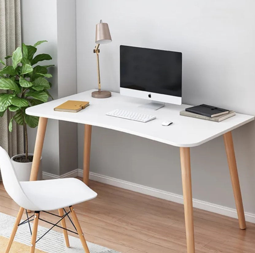 Student Desk Workstation contrast Top White