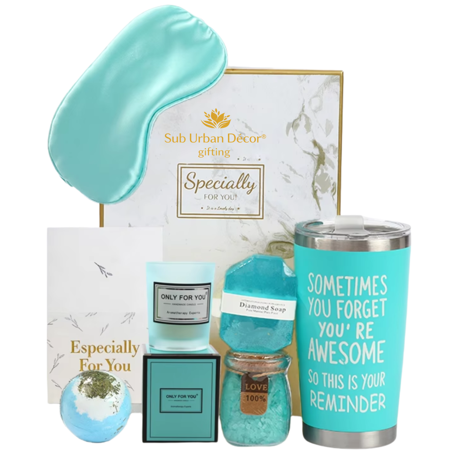 Spa Bath Gift Set - Ultimate Gift Set Spa Bath Experience - Sub Urban Decor