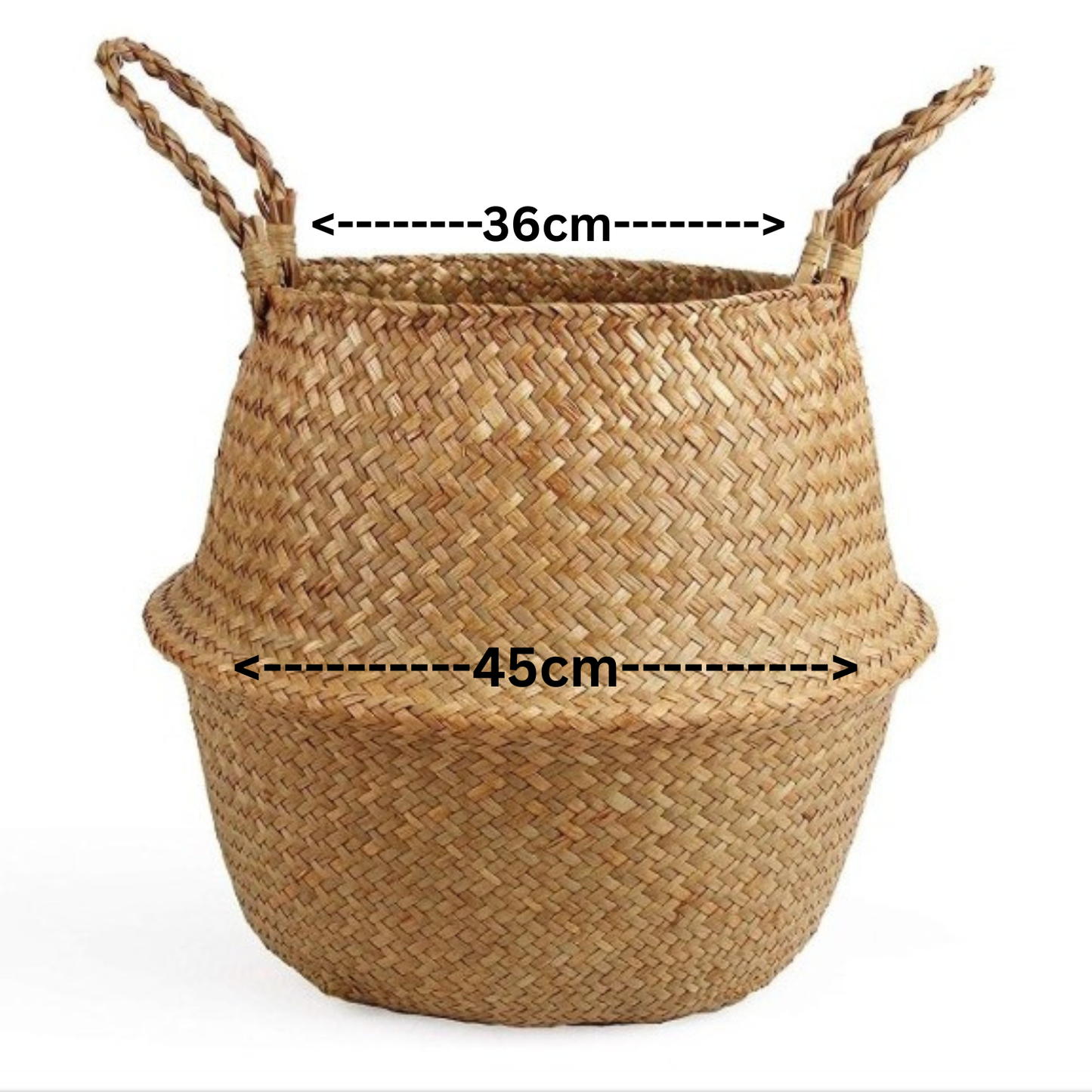 Large Seagrass Belly Basket