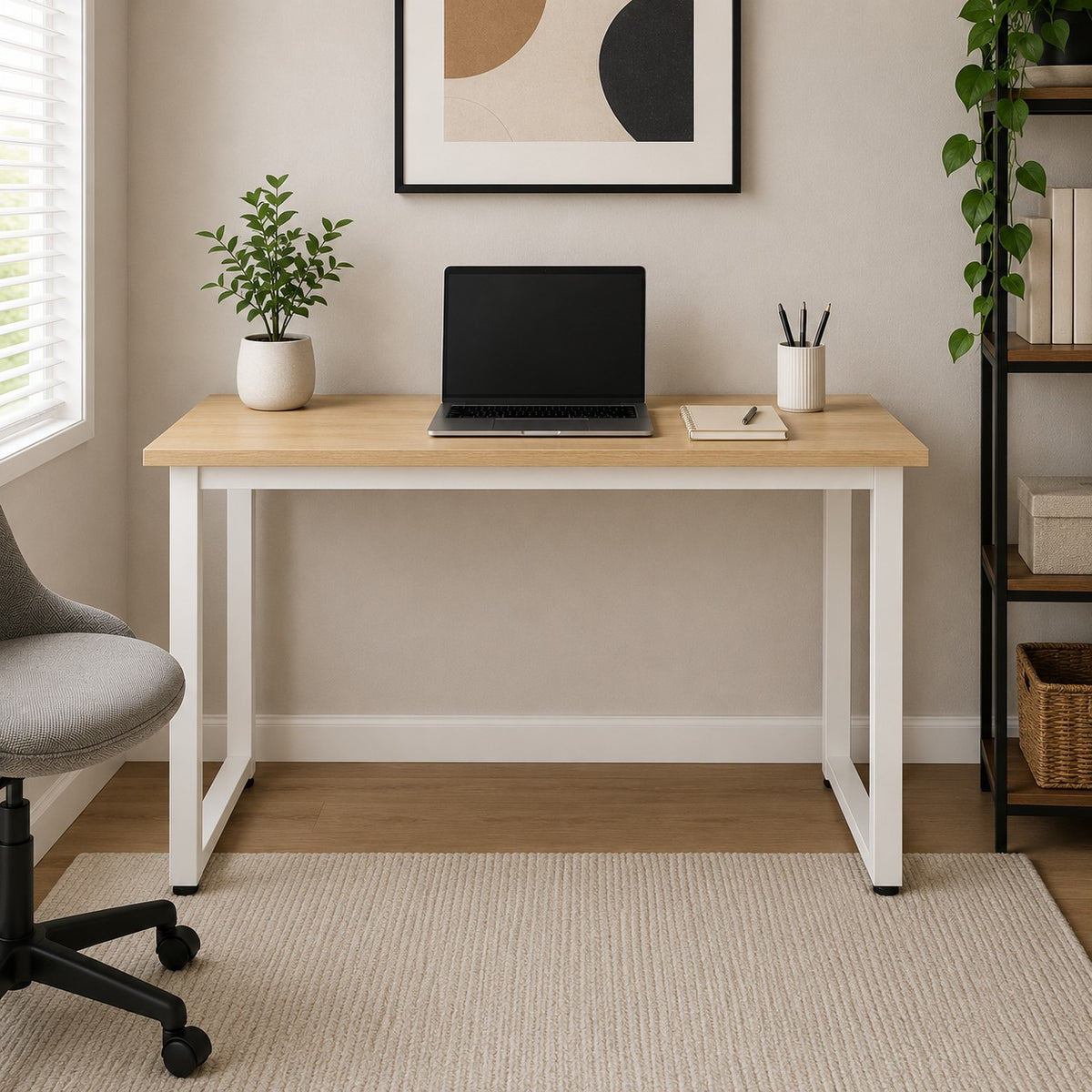 Student Desk Computer Workstation for an Efficient Home Office Setup