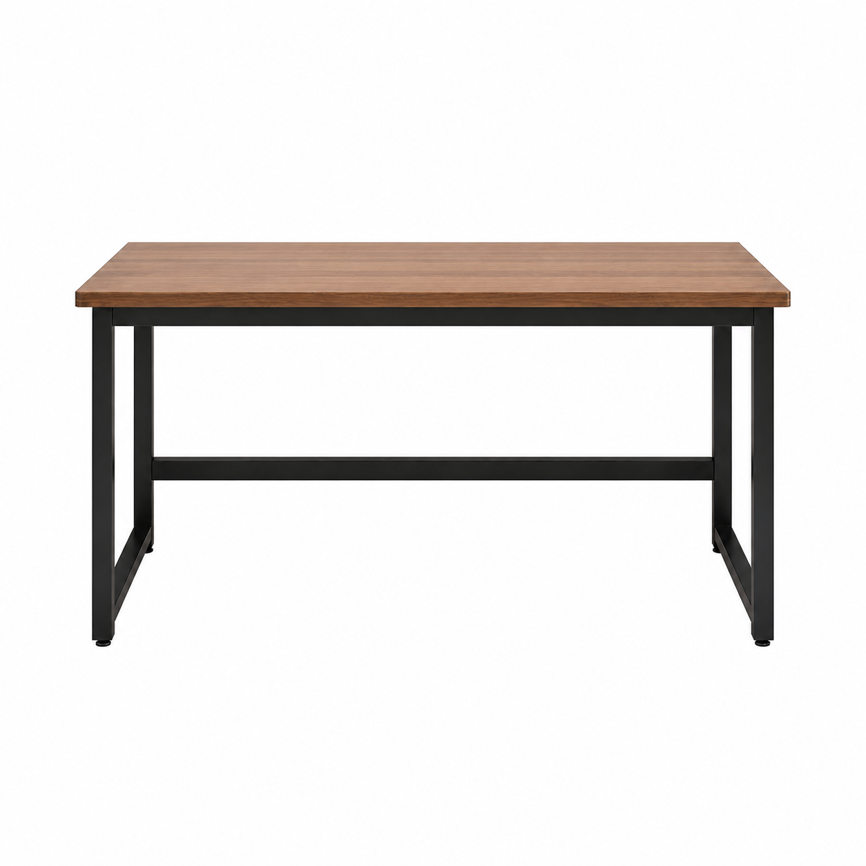 Student Desk Computer Workstation Black with Brown Top - Stylish Home Office Desk - Sub Urban Decor