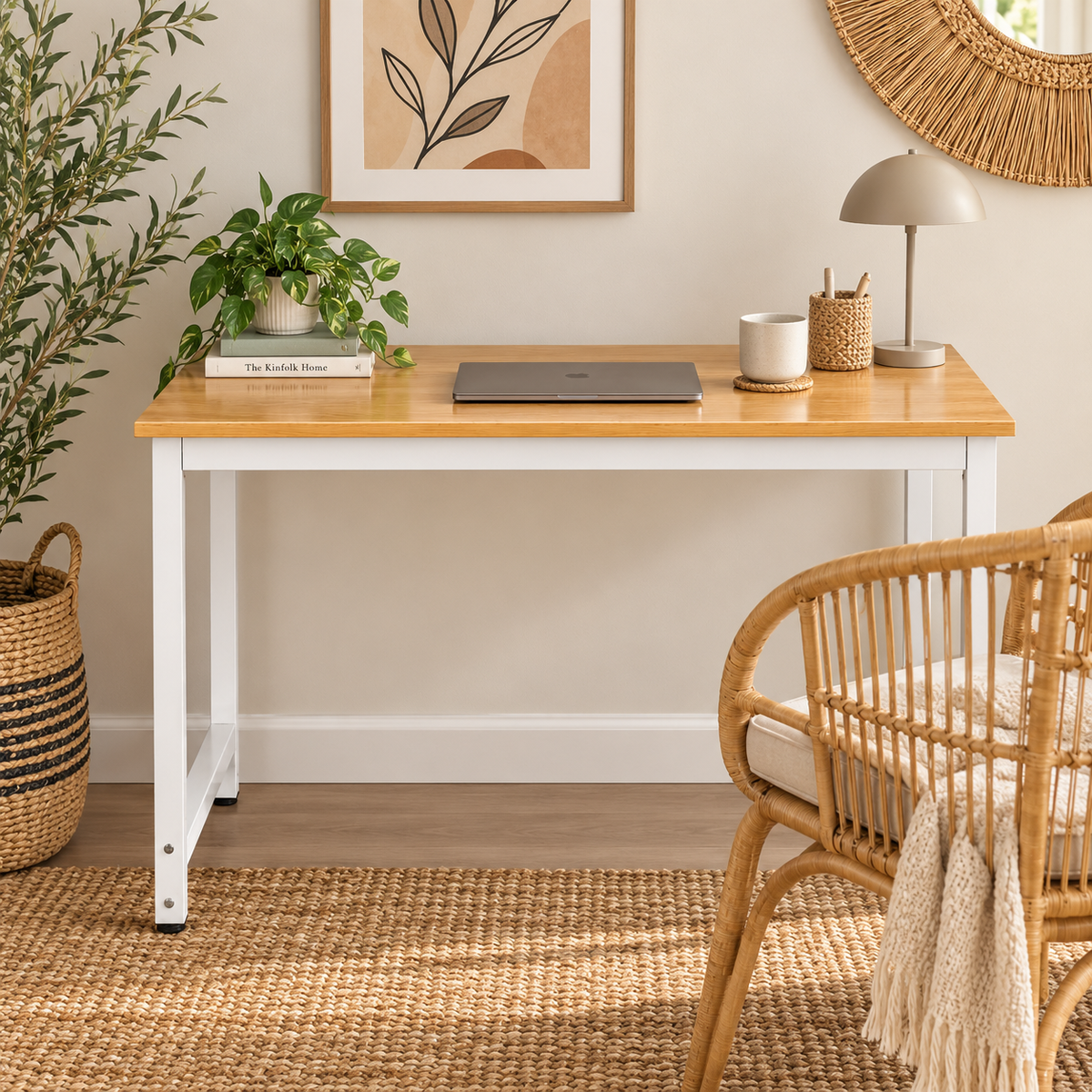 Student Desk Computer Workstation for an Efficient Home Office Setup