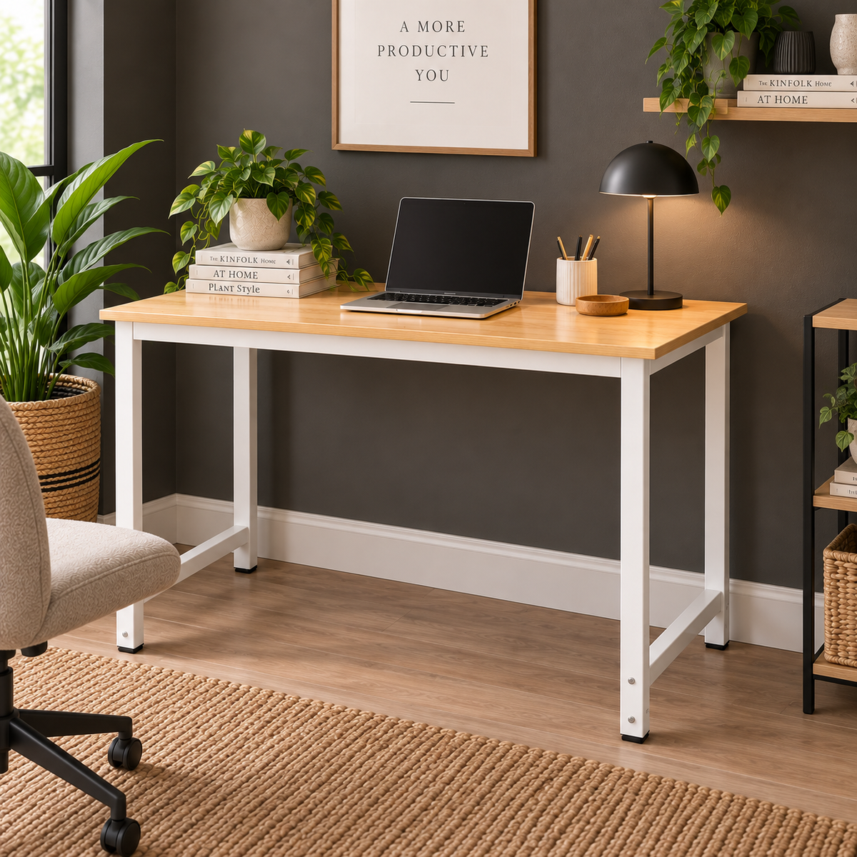 Student Desk Computer Workstation for an Efficient Home Office Setup