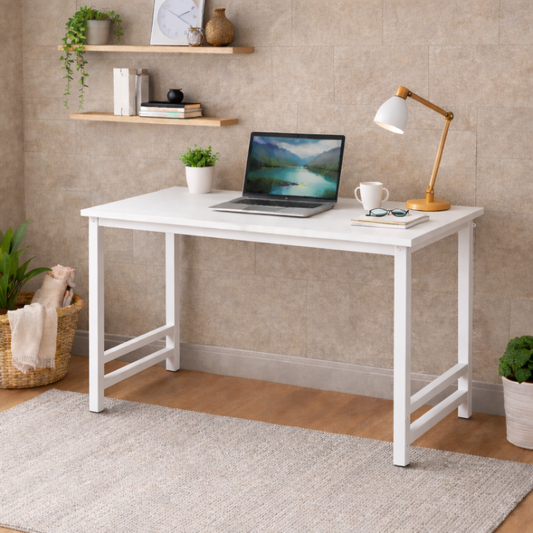 Home Office Student Desk Computer Workstation White - Sub Urban Decor