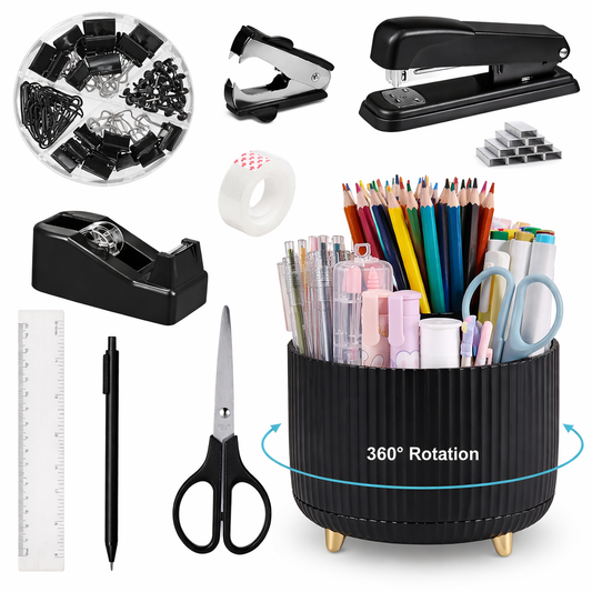 Stationery set with organizer that rotates - Sub Urban Decor