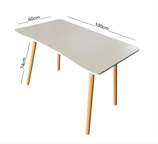 Student Desk Workstation contrast Top White