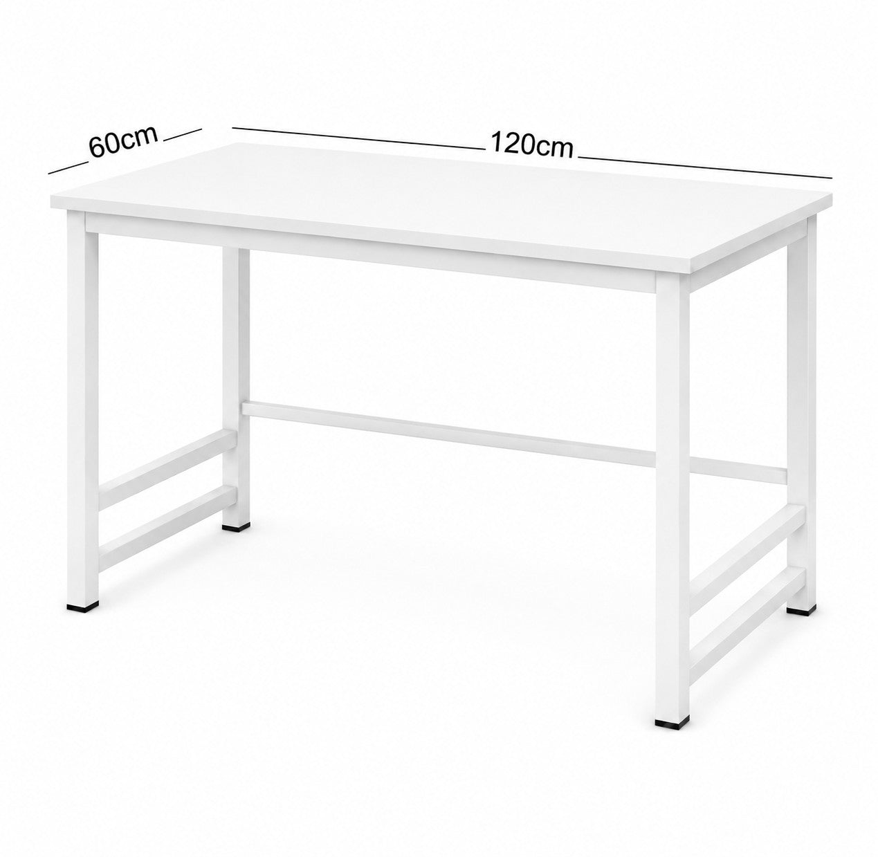 Student Desk Computer Workstation White - Sub Urban Decor