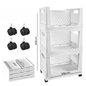 Set of 3 Collapsible Storage Boxes on Wheels