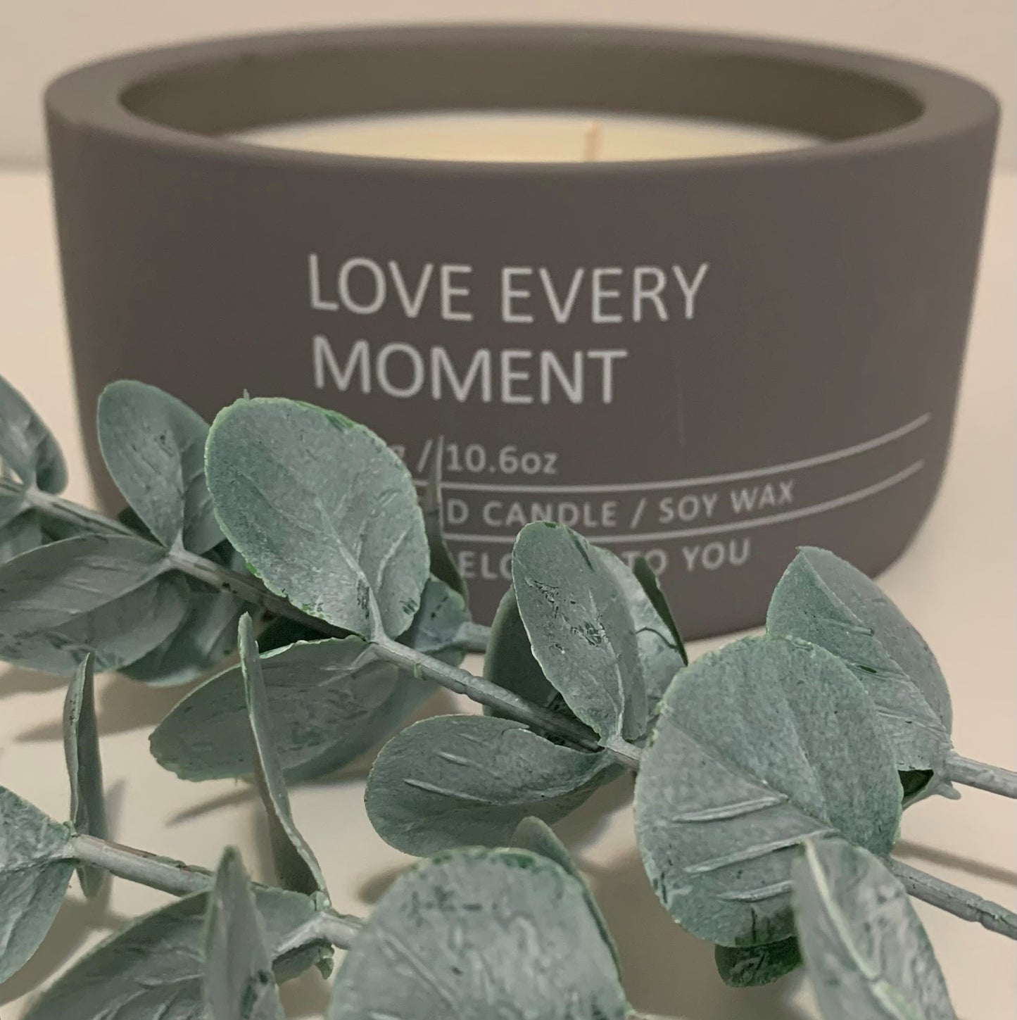 Love Every Moment Soy Wax Aromatherapy Candle